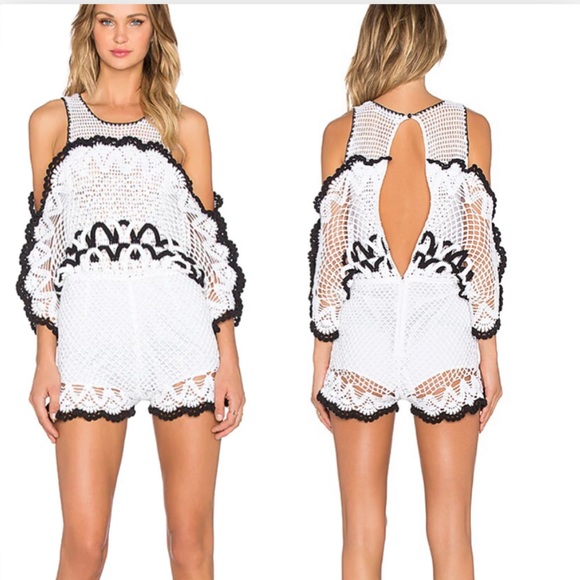 REVOLVE ALICE MCCALL CROCHET ROMPER - Picture 1 of 3